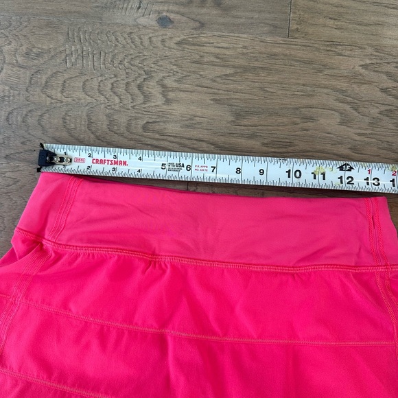 Lululemon Pace Rival Mid-Rise Skirt Lip Gloss Pink Size 4 - Picture 13 of 16